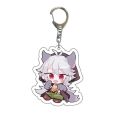 Genshin Impact Anime Hutao Diluc Qiqi Venti Zhongli Qiqi Razor Xiao Klee Paimon Keqing Fischl Hutao Childe Xiangling Keychain. 