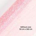 RHS Online 50cm x 360cm Snow Point Gauze Mesh Bouquet Wrapping Paper Craft Journaling Decor Packaging Paper DIY Wedding Party Florists Wrap Flowers. 
