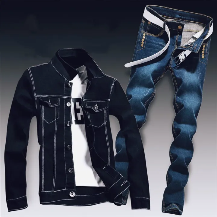 Spring%20Mens%20Denim%20Two%20Piece%20Set%20Hole%20Ripped%20Slim%20Fit%20Jacket%20Jeans%20Sets%20Male%20Casual%20Vintage%20Ropa%20Hombre%20Cargo%20Suit%20Streetwear%20-%20Image%205