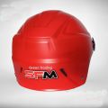 BIKE HELMET SFM HALF FACE CAP BIKE HELMET FOR MEN & WOMEN - RED - Helmet - Helmet. 