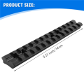 14Cm scope mount Picatinny / Rail Rail scope Mount 13 Slots Black. 