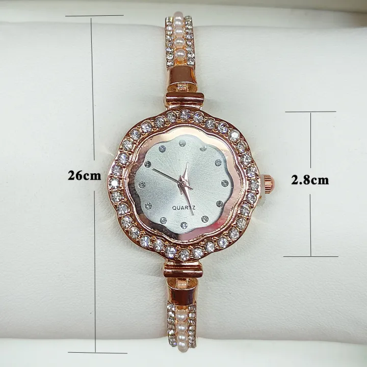 New%20Hot%20Selling%20Pearl%20Watch%20Bracelet%20Plum%20Blossom%20Watch%20Set%20Gift%20Full%20Diamond%20Women's%20Watch%20Factory%20Direct%20One%20Piece%20Dropshipping%20-%20Image%208