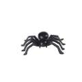 50pcs Small Black Plastic Fake Spider Toys Halloween Funny Joke Prank Props.