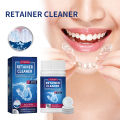100pcs Retainer Cleaner Tablets Universal Compatibility Quick Easy To Use for Clear Aligners Mouth Night Guard. 