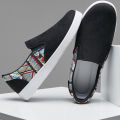 Men Casual Shoes Canvas Slip on Skate Fashion Sneakers Vintage Non Slip Walking Flats Male Loafers Vas BunnyGarden. 