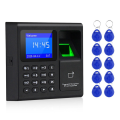 Fingerprint Attendance Machine+10 Cards Access Control Electric Time Clock Recorder USB Data Manage.