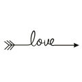 【Wweirdoo】Removable Letter Sticker Bedroom Romantic Wallpaper Decal Decor.