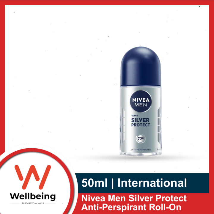 Nivea Silver Protect Anti-Perspirant Roll On Deodorant 50ml/ 25ml