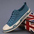 Men Canvas Shoes Comfortable Low-top Vulcanized Shoes Men Flats Espadrilles Breathable Casual Shoes Men Canvas Sneakers Wearhouse. 