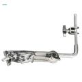 Bass Drum Cowbell Holder Metal Cowbell Clamp Parts Percussion Assembly Kits Accessory.