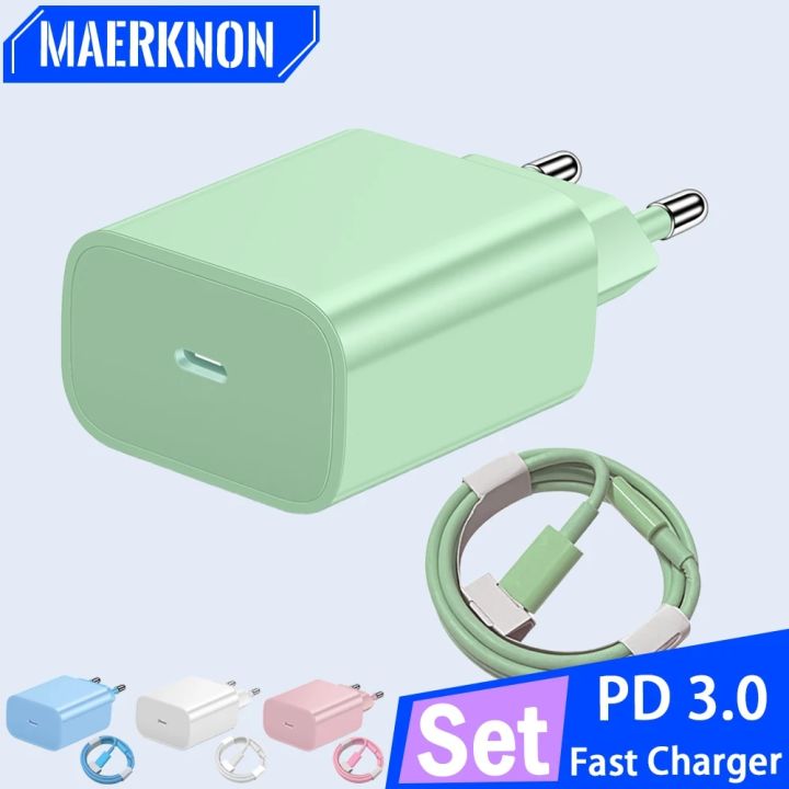 USB Type C Charger Fast Charging Phone Charge Power Adapter For Apple iPhone 15 14 13 12 Pro Max Mini XS Quick Charge PD Charger