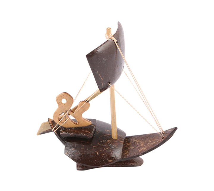 Handcrafted%20Coconut%20Shell%20made%20One%20Sailing%20Boat%20Showpiece%20-%20Image%202