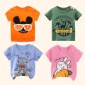 Children's Clothing T-Shirt Kids Clothes Boys Girls Summer Cartoon Tops Short Sleeve Clothes 100% Cotton Baby Clothing.
