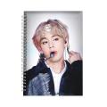 BTS Notebook HD Print Waterproof Double Spiral Pages. 