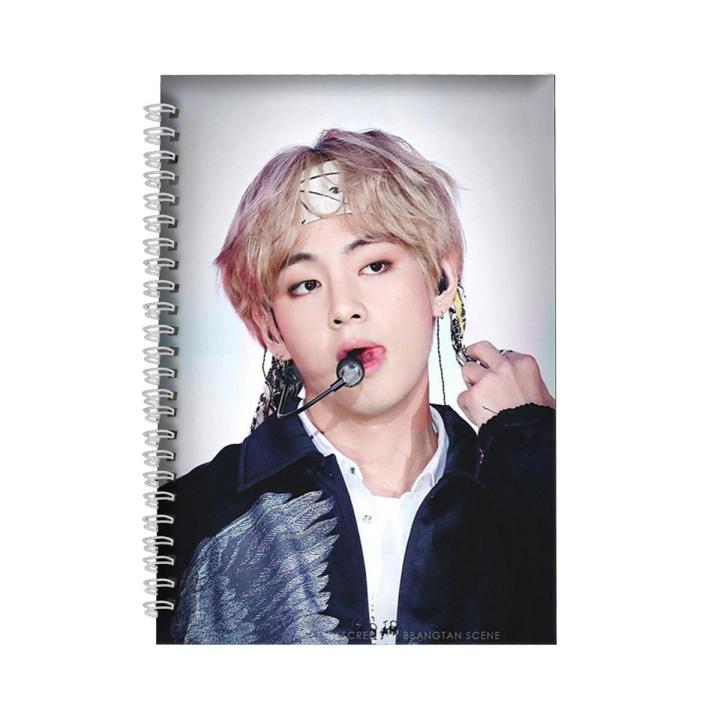 BTS Notebook HD Print Waterproof Double Spiral Pages