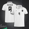 Norway World Cup 2026 Polo Football Jersey For Men - Half Sleeve Collar Polo Braut Haaland 9 t shirt - Norway 9 Jersey.
