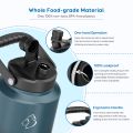 128 oz Insulated Water Bottle,1 Gallon Water Bottle Insulated,Indigo Black Gradient. 