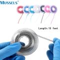 15 Feet 4.5m Orthodontic Elastic Power Chain Rubber Bands Dental Ultra Powerchains Long Short Continuous Closed Dentist Material. 