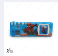 Stationery Magnetic Pencil Box Art Plastic Pencil Box With Pencil Sharpner. 