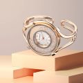 Women'S Watches Gold Diamond Quartz Bracelet Wrist Watch Big Dial Ladies Clock Stainless Steel Reloj Mujer Gift For Girlfriend.