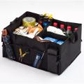 Universal Car Trunk Organizer Foldable Car Back Rear Trunk Black Portable Large Capacity Storage Car Trunk Organizer. 