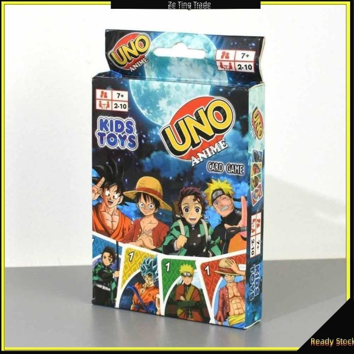 UNO%20Anime%20Card%20Game%20One%20Piece%20Naruto%20Dragon%20Ball%20Demon%20Slayer%20Uno%20Card%20Games%20110%20Cards%20-%20Image%204