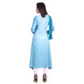 VIRGO PASTE COLOR GEORGETTE GOWN FOR WOMEN. 