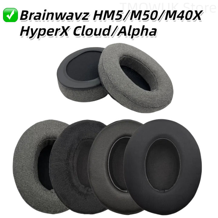 Earpads Cushions for BRAINWAVZ HM5 Sony MDR V6 ZX700 M50 M50X M40X