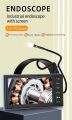 Dual camera endoscope with 7-inch IPS color creen endoscope.