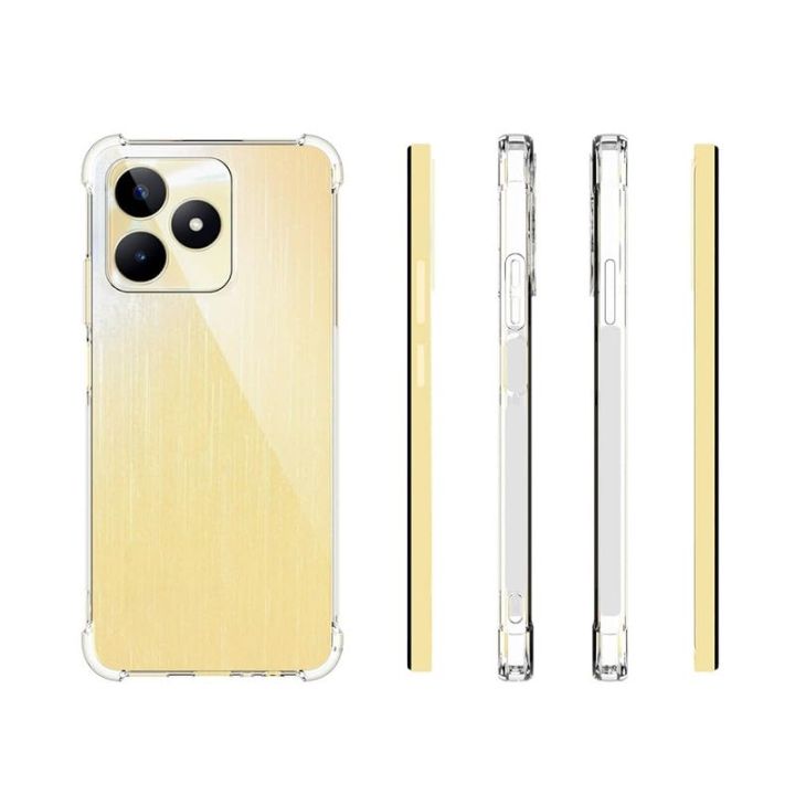 Realme%20C53%20Flexible%20Clear%20Transparent%20Soft%20TPU%20Back%20Case%20Cover%20With%20bumper%20-%20Image%202