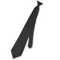 Men's Tie - Black -Men Tie Solid Black  Color Plain Tie. 