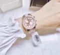 MK 6307 MKors Women's Luxury Ritz Rose Gold-Tone Cronographic Watch. 