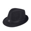 Spring Summer Retro Men's Hats Fedoras Top Jazz Plaid Hat.