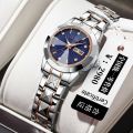 Boda Eggplant New Trend Waterproof Calendar Luminous Ladies Watch Student Korean Trend Fashion Luxury Quartz Watch. 
