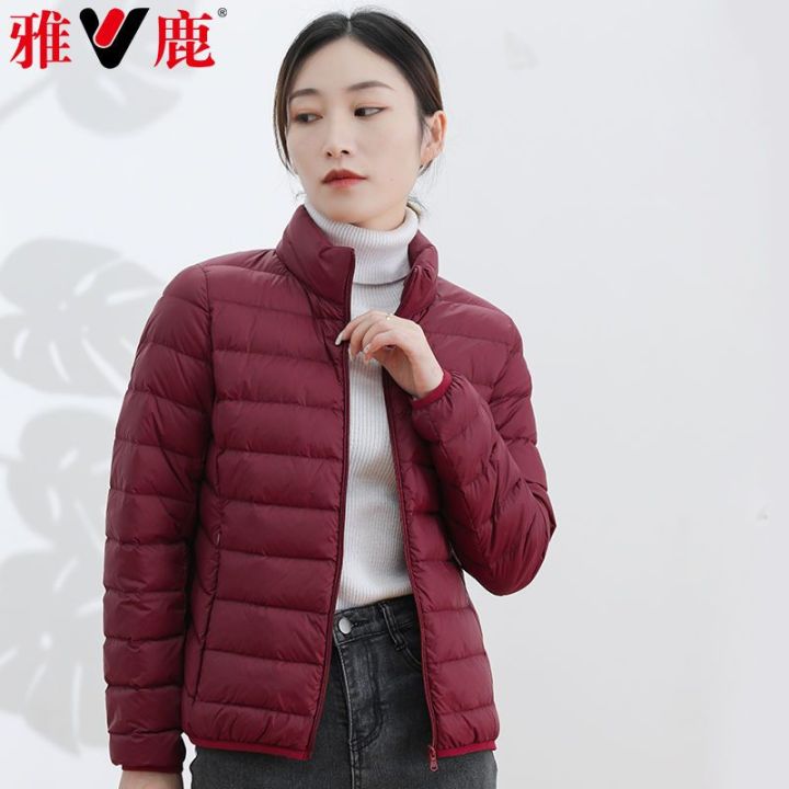 Yaloo%20down%20Jacket%20Women2023New%20Year's%20Small%20Stand%20Collar%20Lightweight%20Fashion%20Autumn%20and%20Winter%20White%20Duck%20down%20Coat%20Short%20-%20Image%205