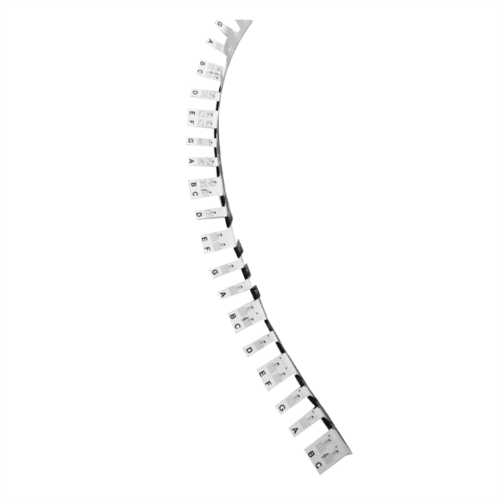 Removable Piano KEY Labels Piano Keyboard Stickers Black+White