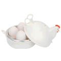2X Chicken Shaped Microwave Eggs Boiler Cooker Kitchen Cooking Appliances,Home Tool.
