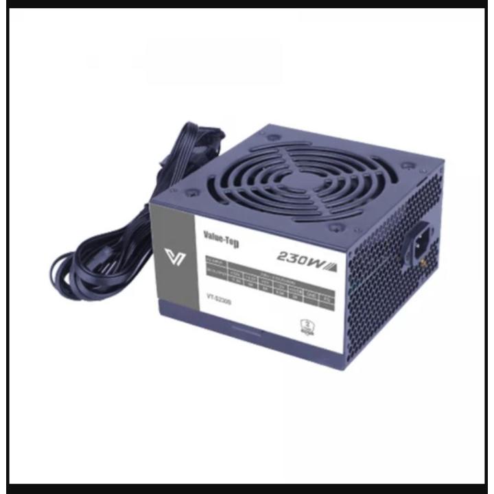 Value Top VT-S230B Non Modular Real 230W ATX Black Power Supply