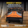 Klein Tools 55473RTB Rolling Tool Bag, Tradesman Pro Tool Master, 250lbs Load Rated AEPJS3 Bluetooth Jobsite Speaker.