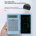 Scientific Calculator with Erasable Writing Board 240 Functions 2 Line LCD Display Foldable Financial Math Calculator minghao. 