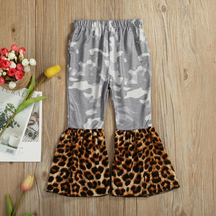 Infant%20Kids%20Baby%20Girl%20Pants%20Leopard%20Plaids%20Long%20Pants%20Patchwork%20Trousers%20Cotton%20Outfit%20-%20Image%203