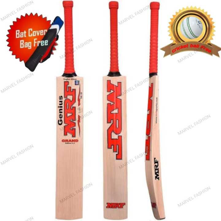 Dominate The Field With The Mrf Va900 Cricket Bat For Duce Leather Ball - Professional Quality Bat For Serious Players