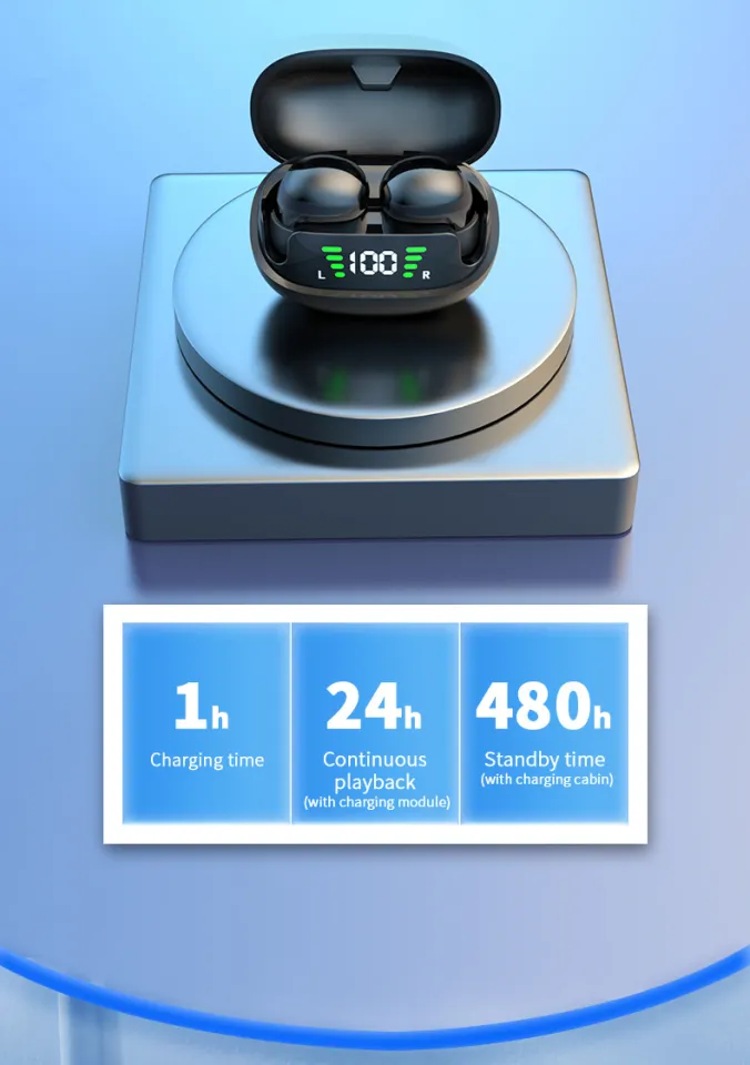 Lesson Invisible New Invisible High Sound Quality Wireless Bluetooth Headset Mini Ultra Sleep Noise Cancelling Work And On