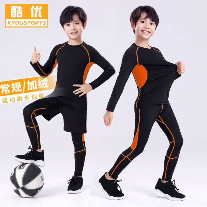 Children's%20Tights%20Training%20Clothes%20Outfit%20Men's%20and%20Women's%20Basketball%20Soccer%20Running%20Fitness%20Children's%20Sports%20Leggings%20Quick%20Drying%20Clothes%20-%20Image%204