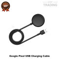 Google Pixel Magnetic Charging Cable High Quality USB Charger Cable USB Charging Cable Dock Bracelet Charger for Google Pixel Smart Watch. 