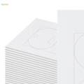 30 Pieces Wall Plate Outlet Sealers Insulation Wall Insulation Gasket for Rocker Duplex. 