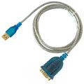 Prolific PL2303 DB9 to USB-A USB-B USB-C Micro USB RS232 Serial Cable for Tablet Laptop PLC to MCU CPU Control or Communication. 