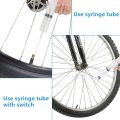 Bicycle Tubeless Sealant Injector and Presta Valve Core Removal Tool.