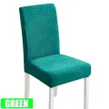 Jacquard Chair Cover for Dining Room Stretch Jacquard Dining Chair Cover Slipcover Elastic Spandex Kitchen Chair Cover. 