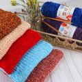 100g Chenille Velvet Yarn Soft Blended Knitting Wool Crochet thread Hand Knitting Carpet Sweater DIY Scarf Coat Baby Blanket. 